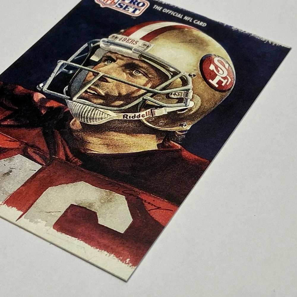 1991 Pro Set Joe Montana Quarterback 49ERS All NFC Team Official‎ NFL Card #387